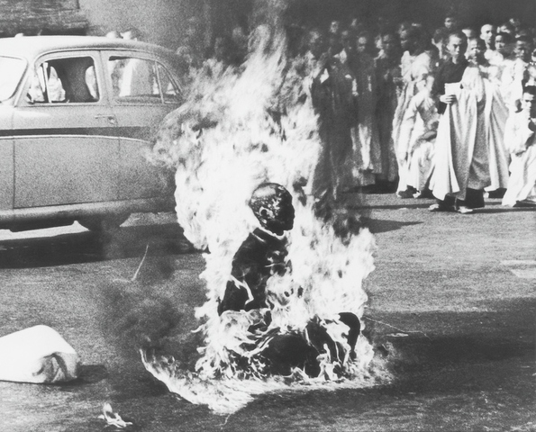 Buddhist Monks Self-Immolate