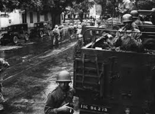French Troops Return to Hanoi