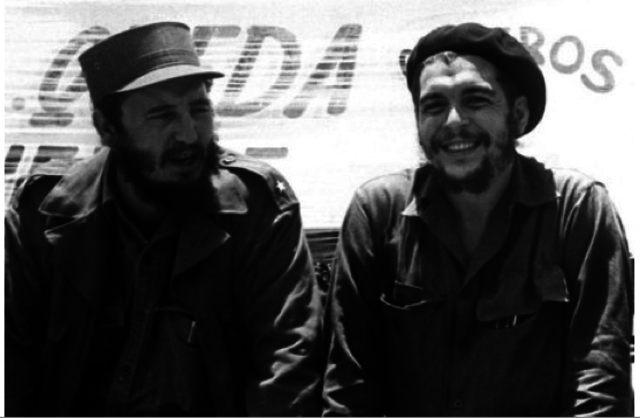 Fidel and Raul Castro meet Che Guevara in Mexico City