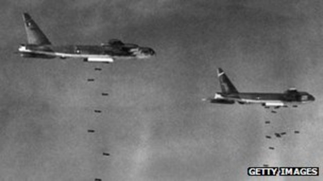 First North Vietnam bombing