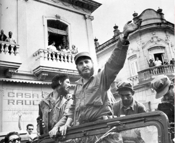 Castro Enters Havana- Batista Flees