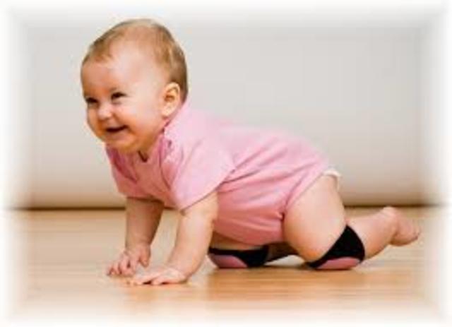 Hayden is Crawling!