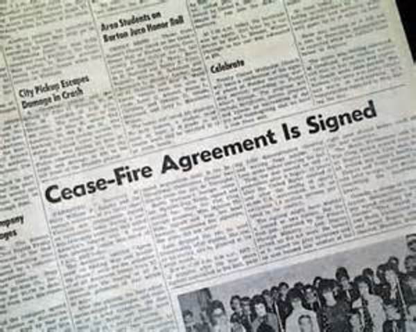 Paris Peace Accords Signed