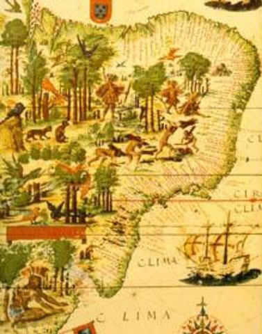 Na viagem  Índia- descoberta ofecial do Brasil