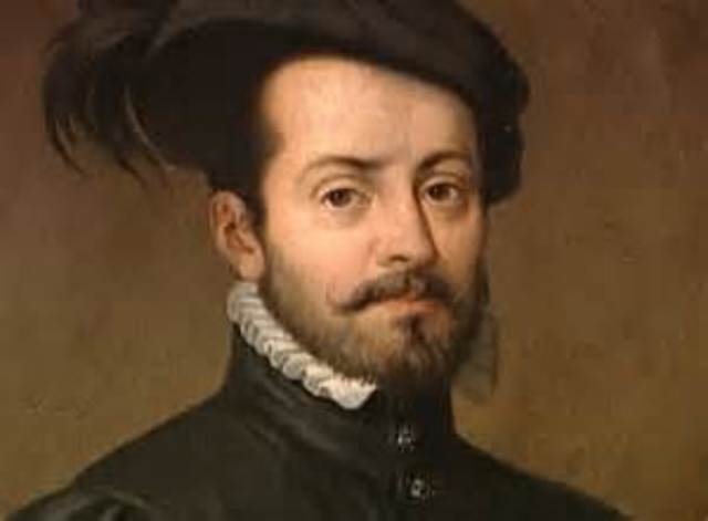 Hernán Cortés entra a Tenochtitlan