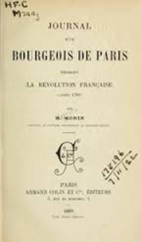 Journal d’ un burgeois