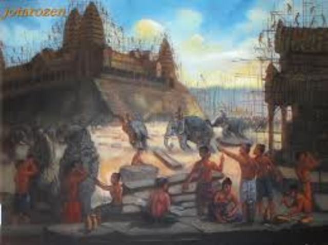 Suryavarmin II started construction of Angkor Wat