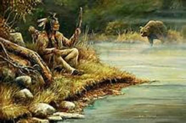 Nature with the first occupants