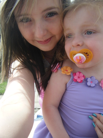 My youngest sister was born.