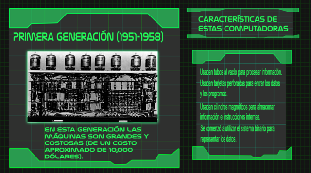 Generación 1 de computadoras