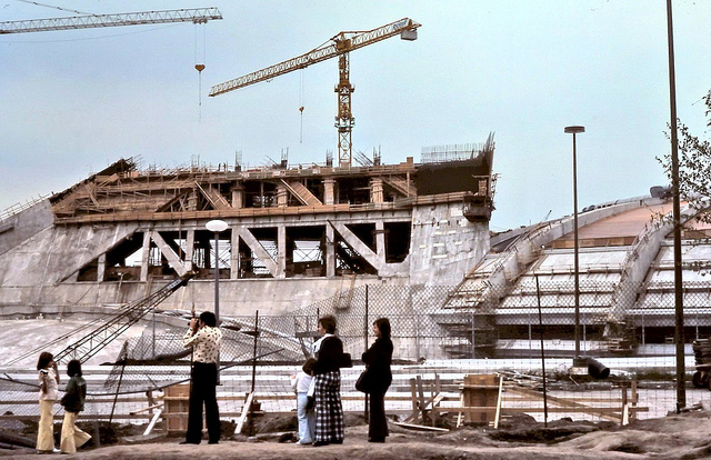 The construstion starts for the Olympic Stadium