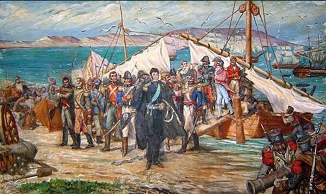 Se embarca la Expedicion Libertadora