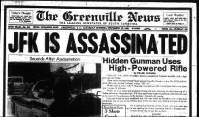 President Kennedy Assassinated in Dallas, Texas