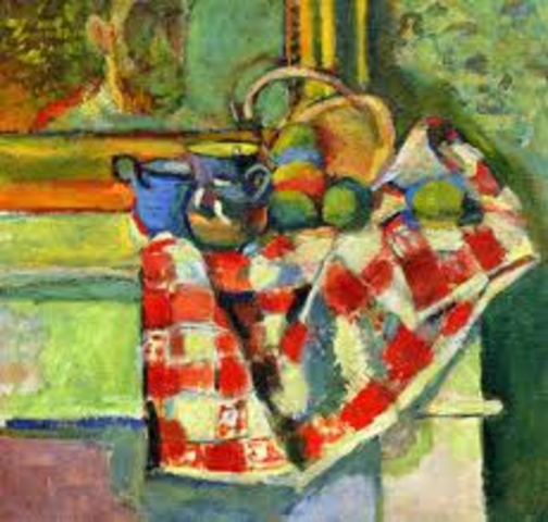 Still Life with a Checkered Tablecloth