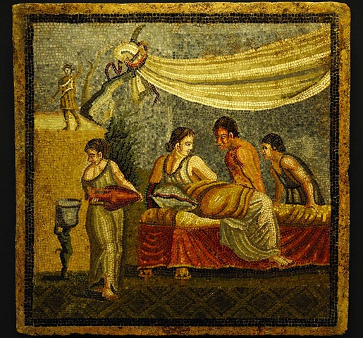 Mosaic - "Amorous Scene" 200A.D.