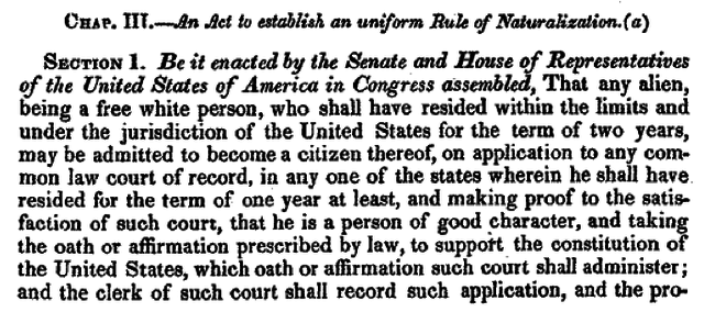 Naturalization Act