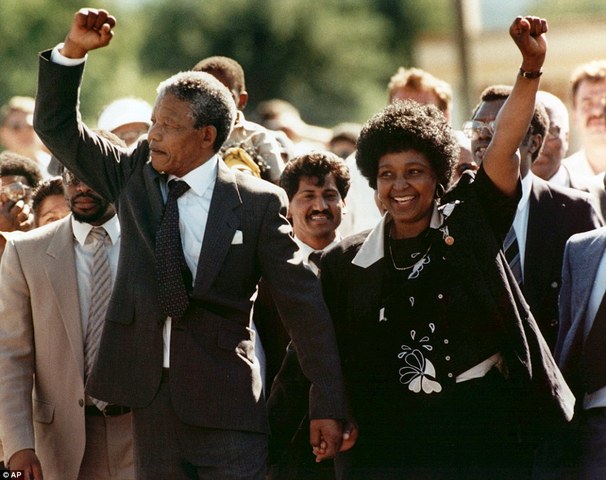 Mandela was released from Prison
