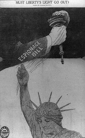 Passing of the Espionage Act