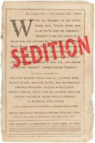 Passing of the Sedition Act