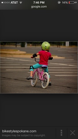 yo aprendi montar bicicleta