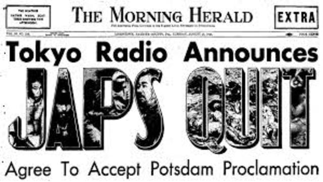 demanded Japanese surrender or “prompt and utter destruction”