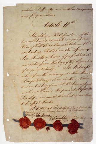 Treaty of Paris (End of the War)