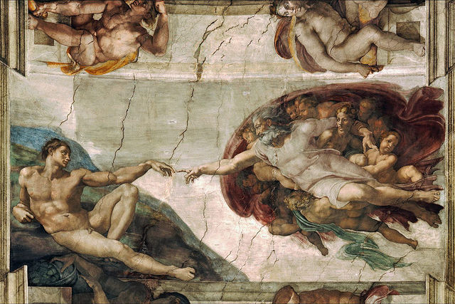 “The Creation of Adam.”