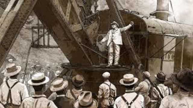 the US takes over the canal project