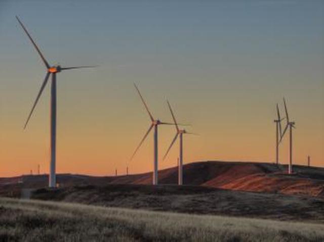 Hallet Wind Farm Finished