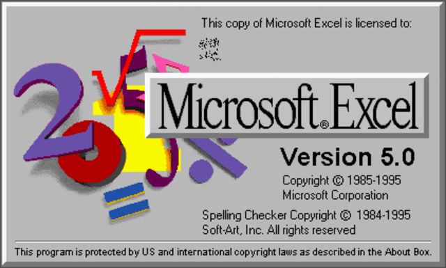 Excel 5.0