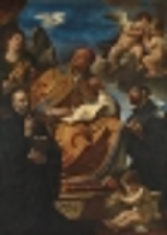 Saint Gregory the Great with Jesuit Saints