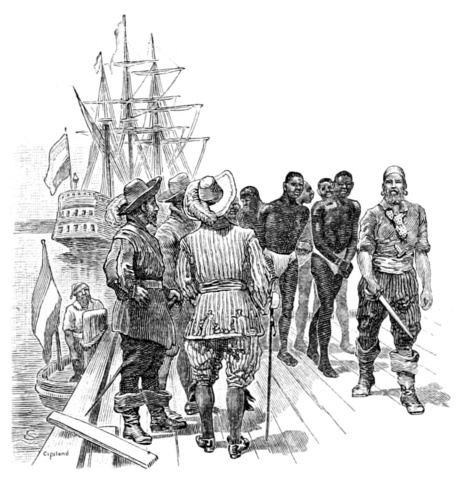 First Slaves Bought to Jamestown