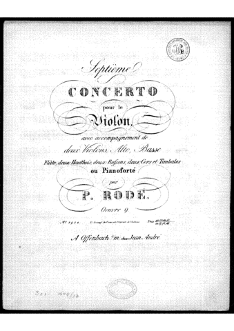 Concerto No.7 in A Minor Op.9