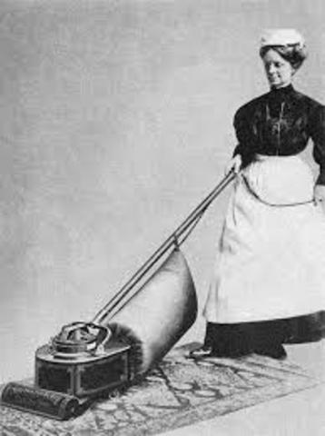 Vacuum cleaner invented