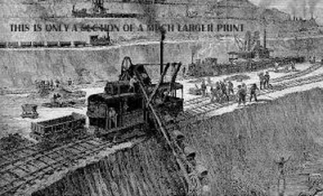 Struggles to build canal