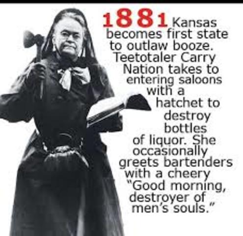 Carry Nation and the WCTU