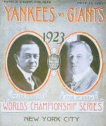 He goes to the 1923 world Series to win