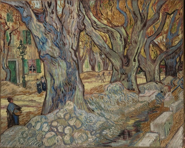 The Large Plane Trees (Road Menders at Saint-Rémy)