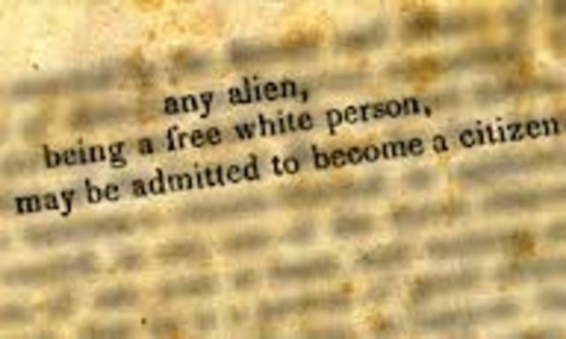 Naturalization Act of 1790