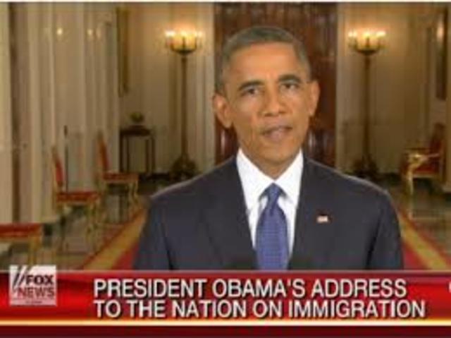 President Obama Announced Executive Action to Prevent Deportation of Millions of Immigrants in the United States Illegally