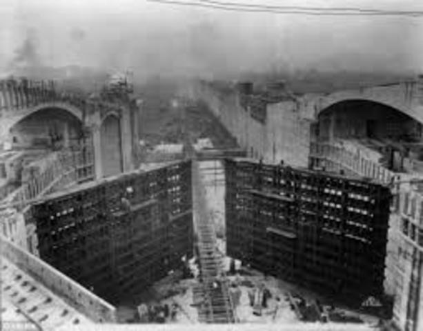 the canal is finished