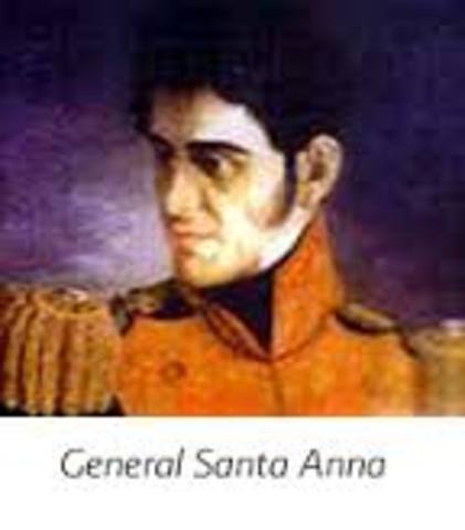 Antonio López de Santa Anna declares himself Mexico's president.