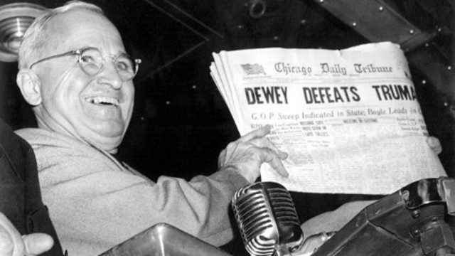 "Dewey Defeats Truman" in the Newspapers