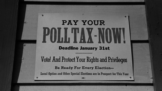 Supreme Court rules that poll taxes are constitutional