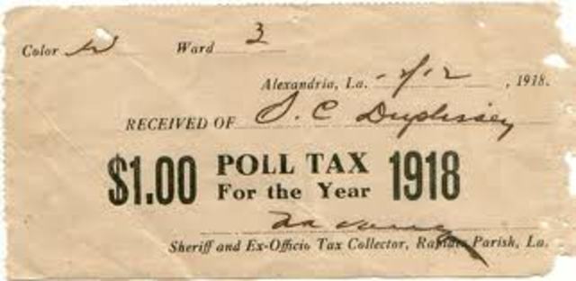 Poll Taxes are Constituitonal!