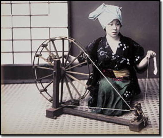 first cotton thread spinner was created
