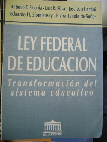 Ley Federal de educación