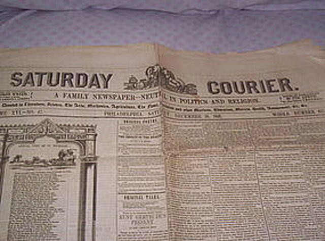 Publica cinco relatos en el períodico "Saturday Courier"