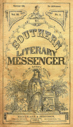 Consigue trabajo como redactor en Southern Literary Messenger