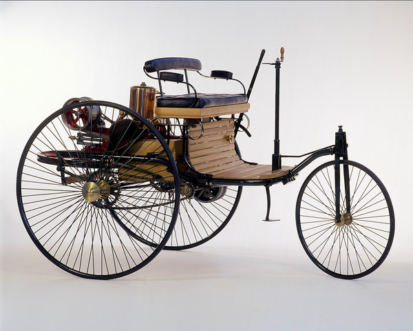 Karl Benz builds a gasoline-powered car